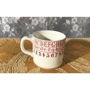 Vintage Alphabet Baby/Infant Cup Adams Real English Ironstone Classic Cute Gift